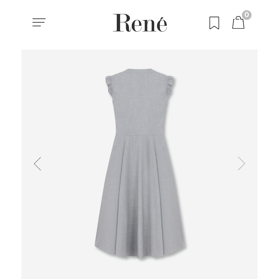 René - 未使用 Rene♡ 2025年 ワンピース“Lacy Ribbon”の通販 by René - 未使用 Rene♡ 2025年 ワンピース“Lacy Ribbon”の通販 by