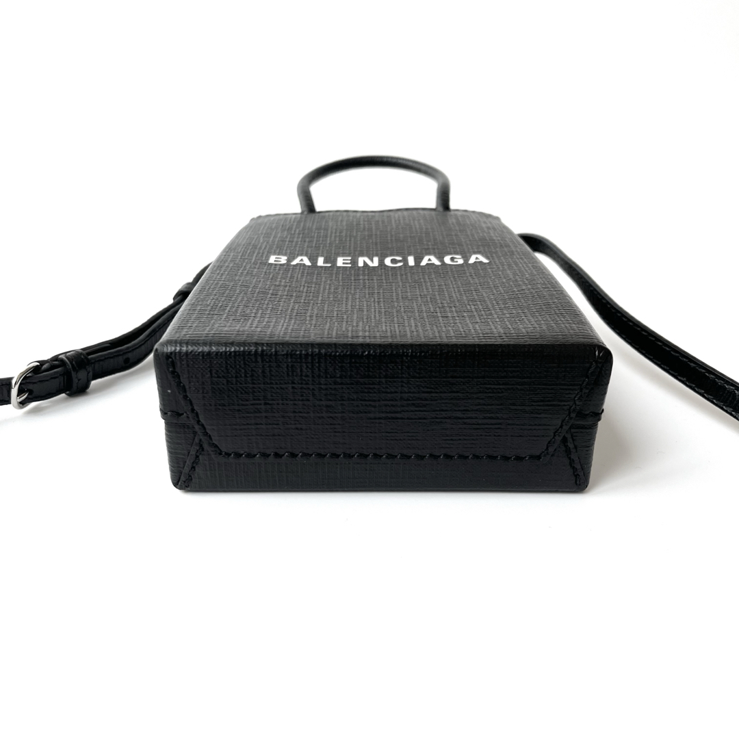 BALENCIAGA - 美品 バレンシアガ ショッピング フォンホルダー BALENCIAGA - 美品 バレンシアガ ショッピング フォンホルダー