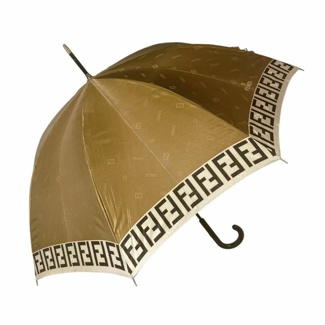FENDI - FENDI 長傘 ズッカ柄 FF 直径96cm イタリア製 雨傘 FENDI - FENDI 長傘 ズッカ柄 FF 直径96cm イタリア製 雨傘