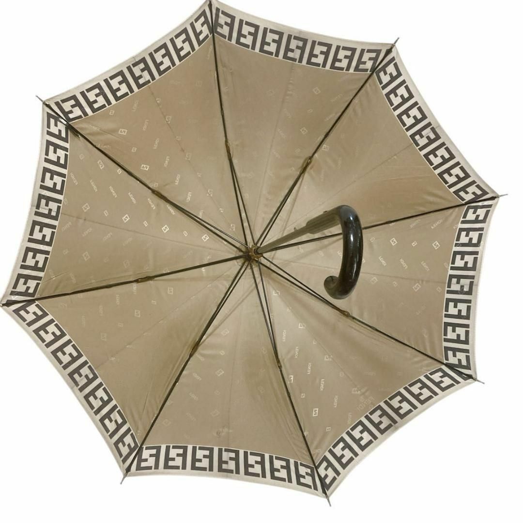 FENDI - FENDI 長傘 ズッカ柄 FF 直径96cm イタリア製 雨傘 FENDI - FENDI 長傘 ズッカ柄 FF 直径96cm イタリア製 雨傘
