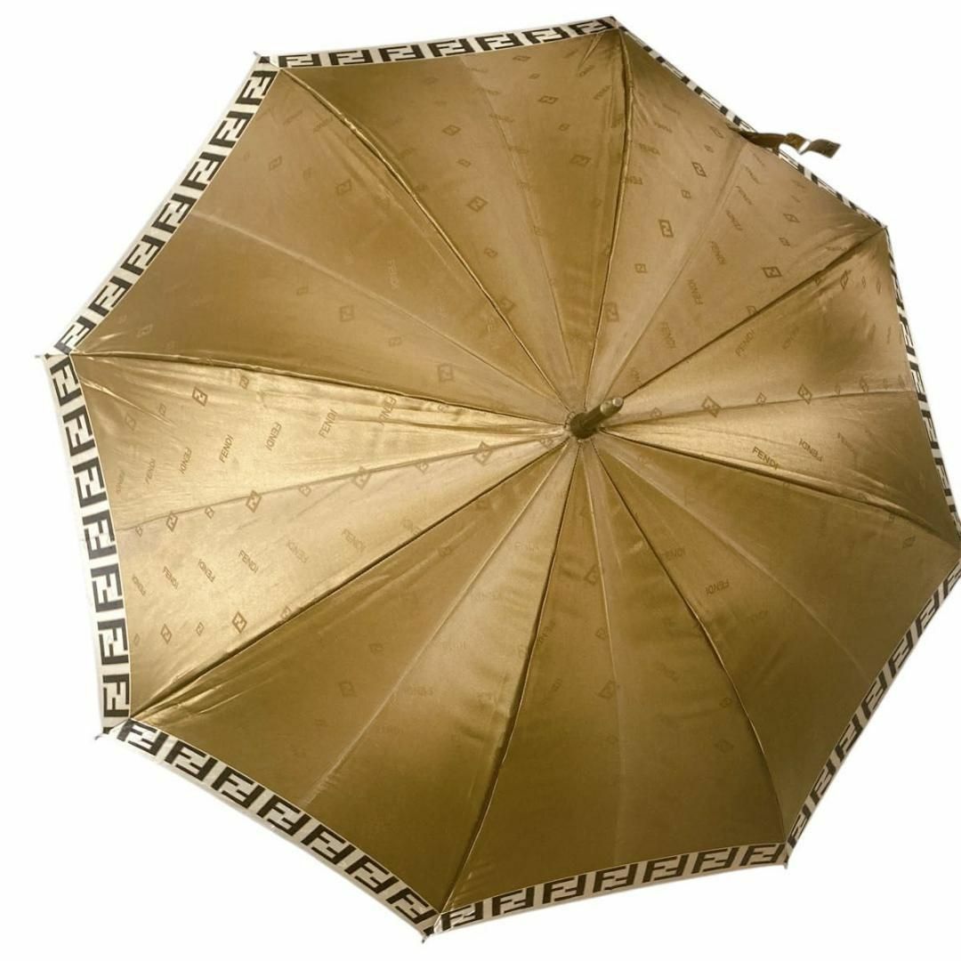 FENDI - FENDI 長傘 ズッカ柄 FF 直径96cm イタリア製 雨傘 FENDI - FENDI 長傘 ズッカ柄 FF 直径96cm イタリア製 雨傘