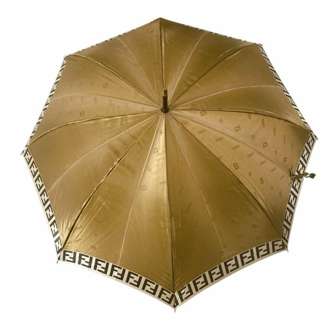 FENDI - FENDI 長傘 ズッカ柄 FF 直径96cm イタリア製 雨傘 FENDI - FENDI 長傘 ズッカ柄 FF 直径96cm イタリア製 雨傘