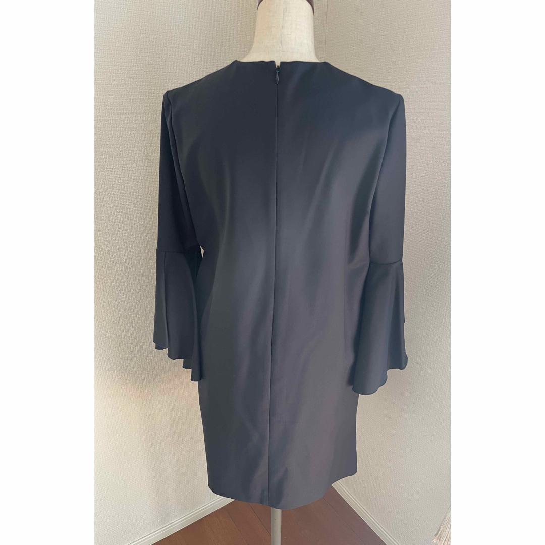 YOKO CHAN - 【未使用タグ】YOKO CHAN Flared-sleeve Dress濃紺 YOKO CHAN - 【未使用タグ】YOKO CHAN Flared-sleeve Dress濃紺