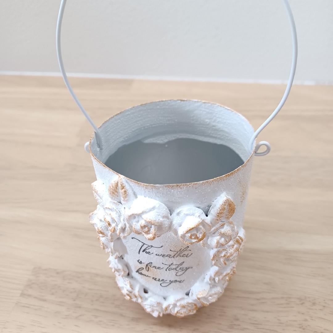 85】リメ缶バック・リメイク缶・リメイク鉢の通販 by *minmi's 85】リメ缶バック・リメイク缶・リメイク鉢の通販 by *minmi's