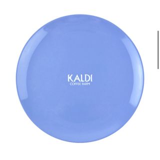 カルディ(KALDI)のメラミンプレート ライトブルー プレート 限定　KALDI ノベルティ(食器)