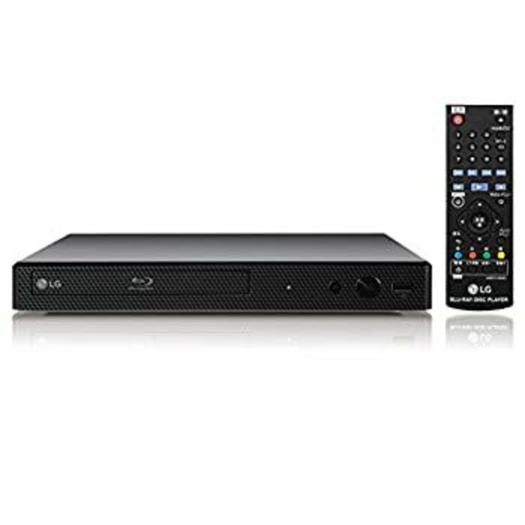 (未使用・未開封品)LG ブルーレイプレーヤー フルHDアップコンバート HDMIケーブル付属 Wi-Fi内蔵 BP350 スマホ/家電/カメラのテレビ/映像機器(ブルーレイプレイヤー)の商品写真