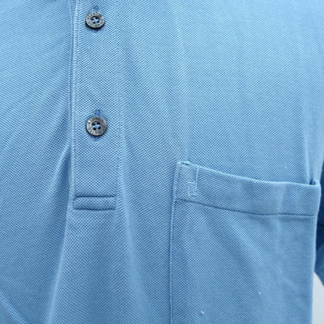 Dunhill - DUNHILL / ダンヒル ◇ポロシャツ/半袖/ブルー/サイズ Dunhill - DUNHILL / ダンヒル ◇ポロシャツ/半袖/ブルー/サイズ
