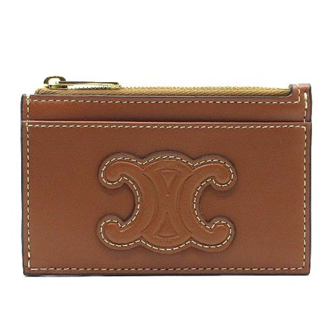 CELINE - セリーヌ トリオンフ ジップ付きカードホルダー コイン CELINE - セリーヌ トリオンフ ジップ付きカードホルダー コイン