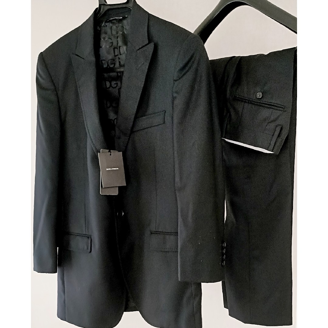 DOLCE&GABBANA - 新品 ドルガバ スーツ DOLCE&GABBANA 黒 44 DOLCE&GABBANA - 新品 ドルガバ スーツ DOLCE&GABBANA 黒 44