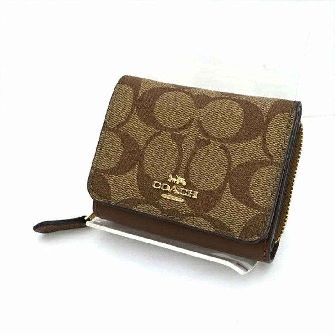 COACH - COACH / コーチ ◇シグネチャー 三つ折り コンパクト COACH - COACH / コーチ ◇シグネチャー 三つ折り コンパクト