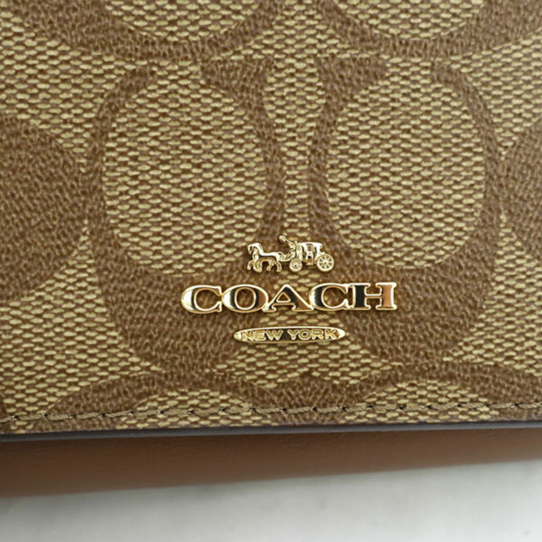 COACH - COACH / コーチ ◇シグネチャー 三つ折り コンパクト COACH - COACH / コーチ ◇シグネチャー 三つ折り コンパクト