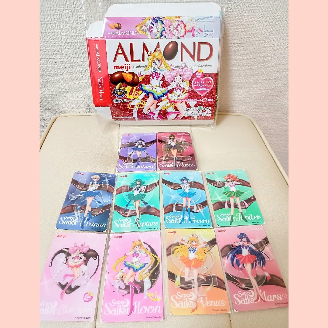 セーラームーン - セーラームーン 明治チョコ クリアカード セーラームーン - セーラームーン 明治チョコ クリアカード