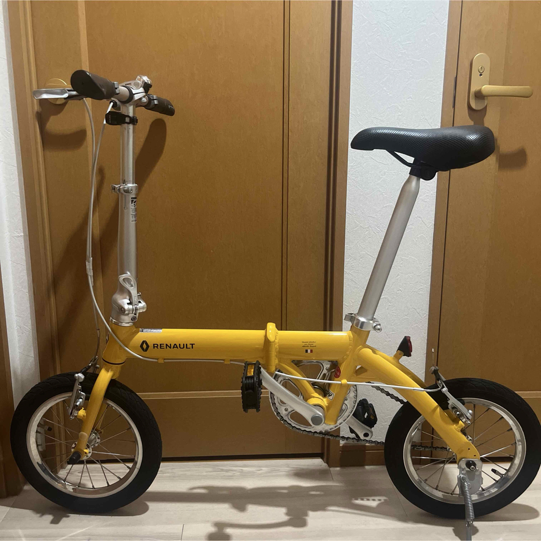 RENAULT - Renault light8折りたたみ自転車 美品 イエロー RENAULT - Renault light8折りたたみ自転車 美品 イエロー