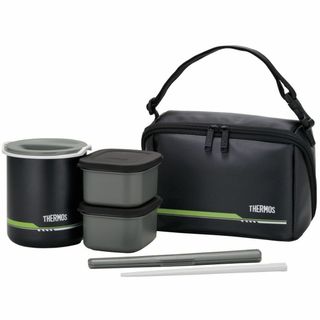 サーモス 保温弁当箱 約1合 マットブラック DBQ-502 MTBK(弁当用品)