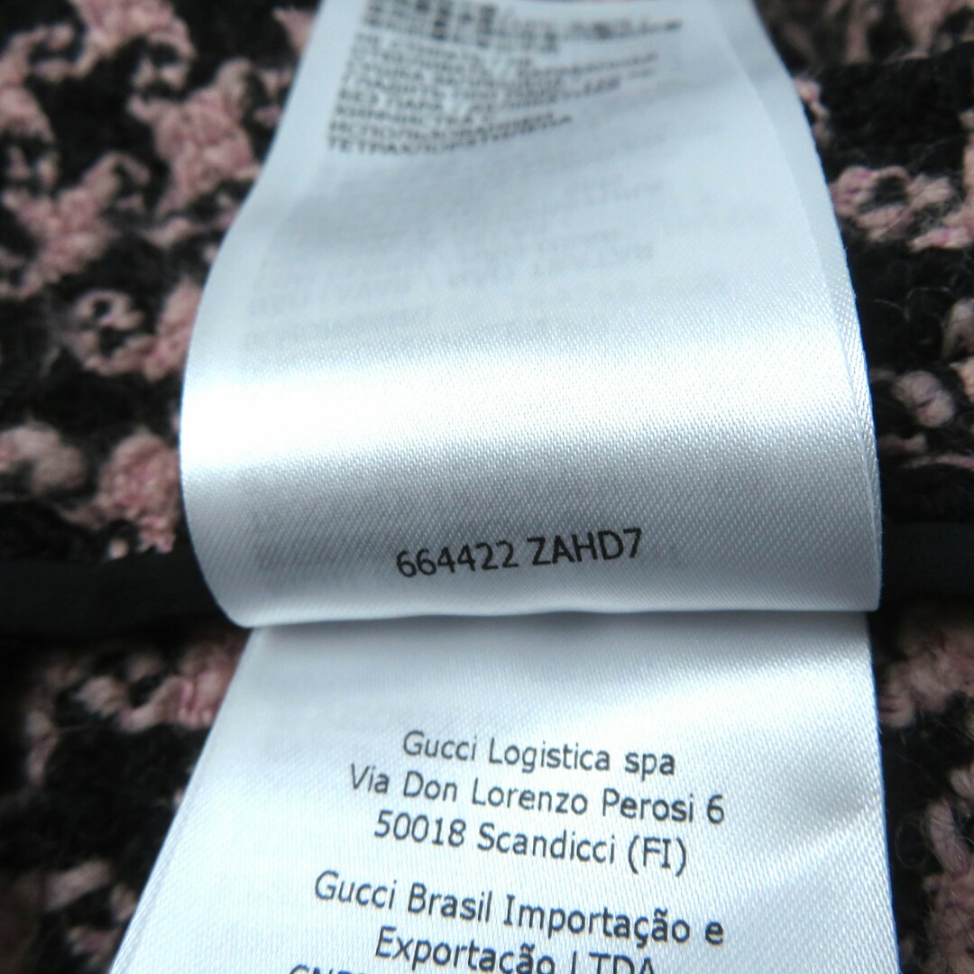 GUCCI - 極美品☆GUCCI グッチ 664422 千鳥格子 ボックス GUCCI - 極美品☆GUCCI グッチ 664422 千鳥格子 ボックス