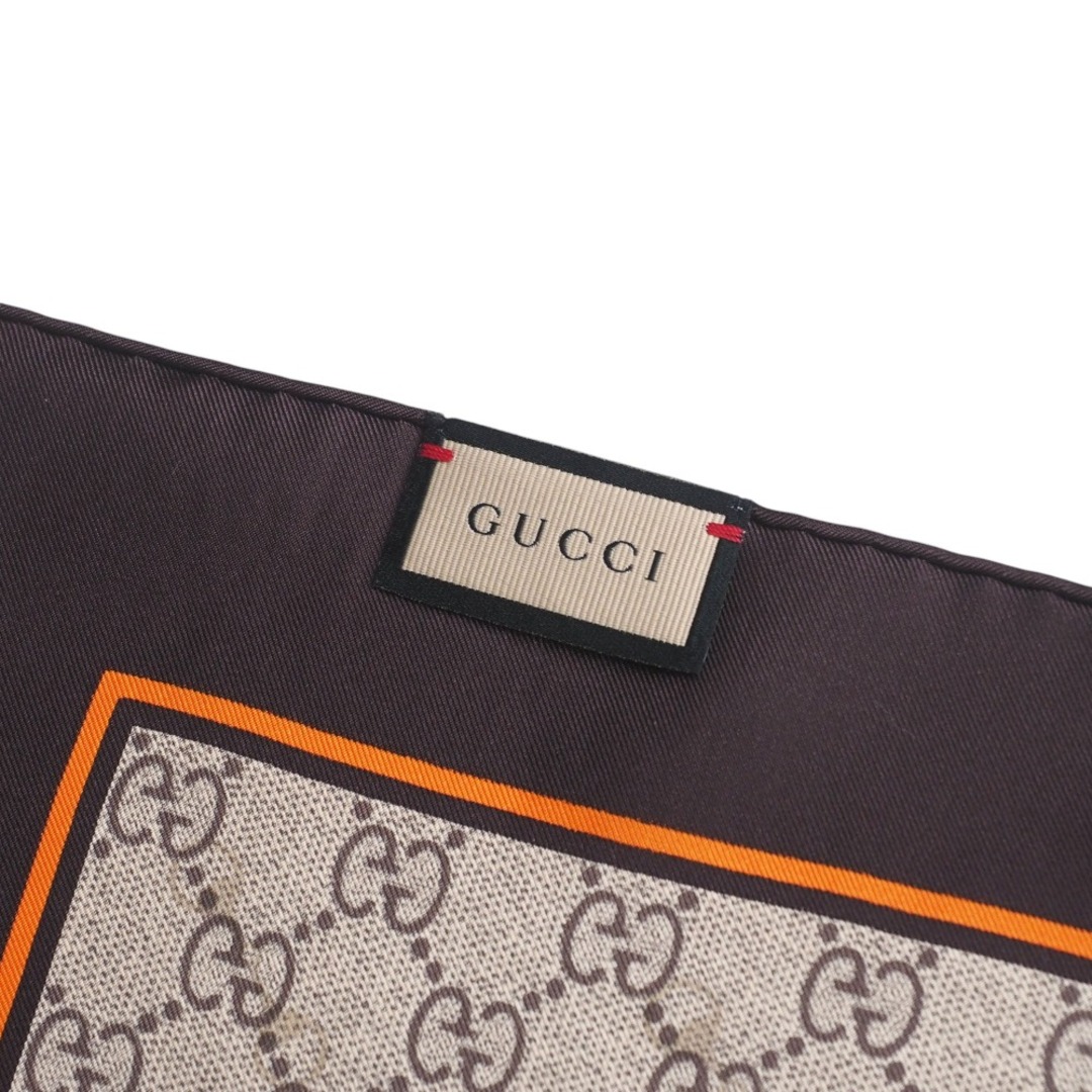 GUCCI - GUCCI グッチ スカーフ GGプリント ホースビット 総 GUCCI - GUCCI グッチ スカーフ GGプリント ホースビット 総