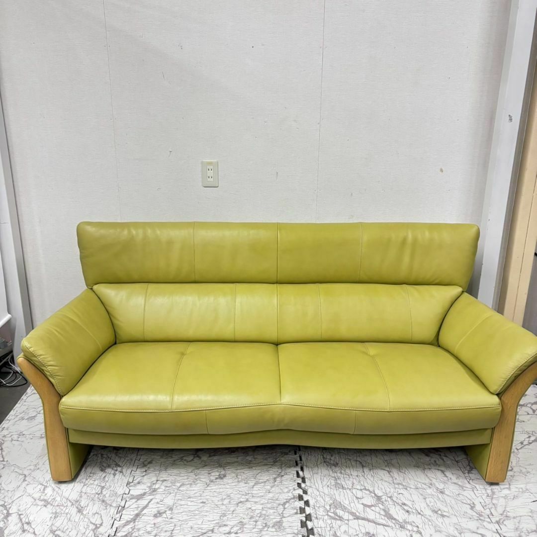 21474 3人掛けレザーソファ 幅170 本革 カリモクの通販 by 家具 21474 3人掛けレザーソファ 幅170 本革 カリモクの通販 by 家具