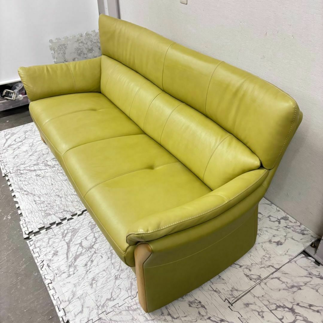 21474 3人掛けレザーソファ 幅170 本革 カリモクの通販 by 家具 21474 3人掛けレザーソファ 幅170 本革 カリモクの通販 by 家具