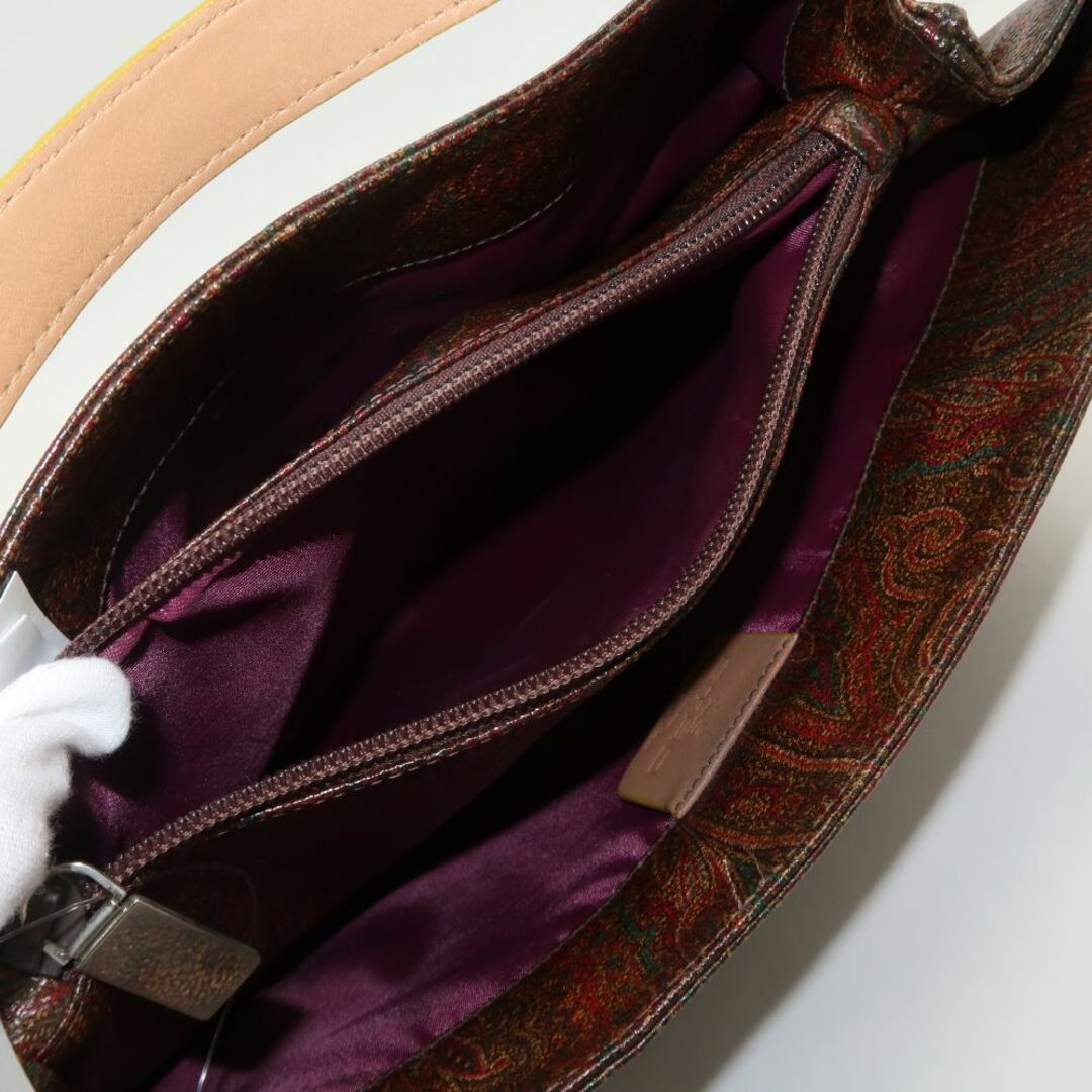 ETRO - 美品 ETRO エトロ ハンドバッグ 1点 レザー ペイズリー柄 ETRO - 美品 ETRO エトロ ハンドバッグ 1点 レザー ペイズリー柄