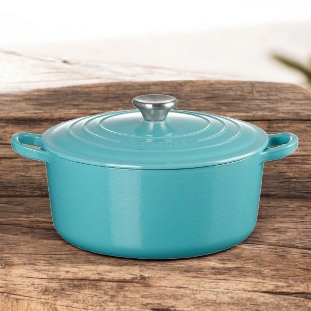 LE CREUSET - ココット・ロンド 24cm ターコイズ (BM)の通販 by LE CREUSET - ココット・ロンド 24cm ターコイズ (BM)の通販 by