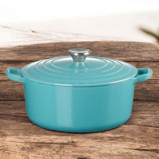 LE CREUSET - ルクルーゼ ココットロンド20センチ カリビアン LE CREUSET - ルクルーゼ ココットロンド20センチ カリビアン