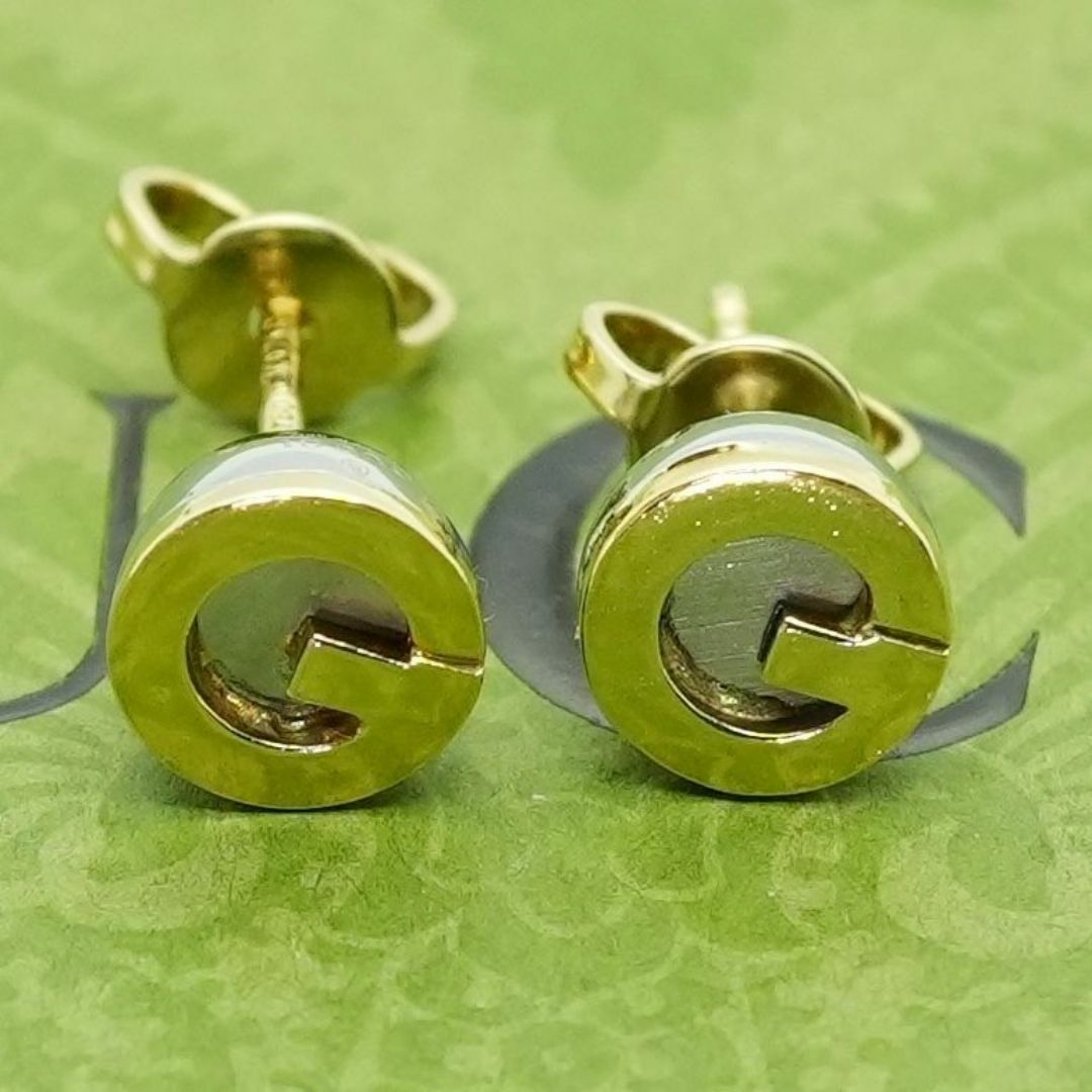 GUCCI - グッチ Gロゴ コンビ スタッド ピアス Gマーク バイ GUCCI - グッチ Gロゴ コンビ スタッド ピアス Gマーク バイ