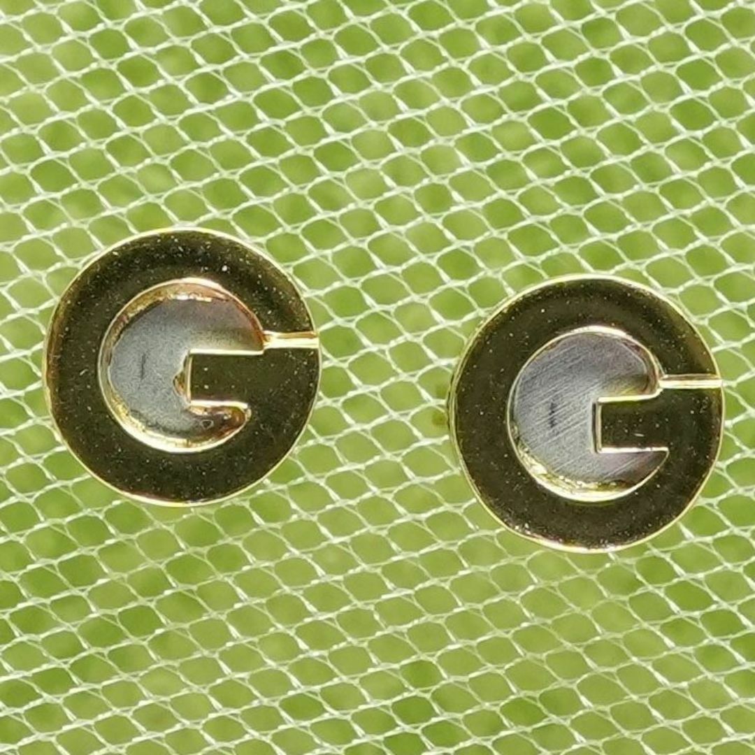 GUCCI - グッチ Gロゴ コンビ スタッド ピアス Gマーク バイ GUCCI - グッチ Gロゴ コンビ スタッド ピアス Gマーク バイ