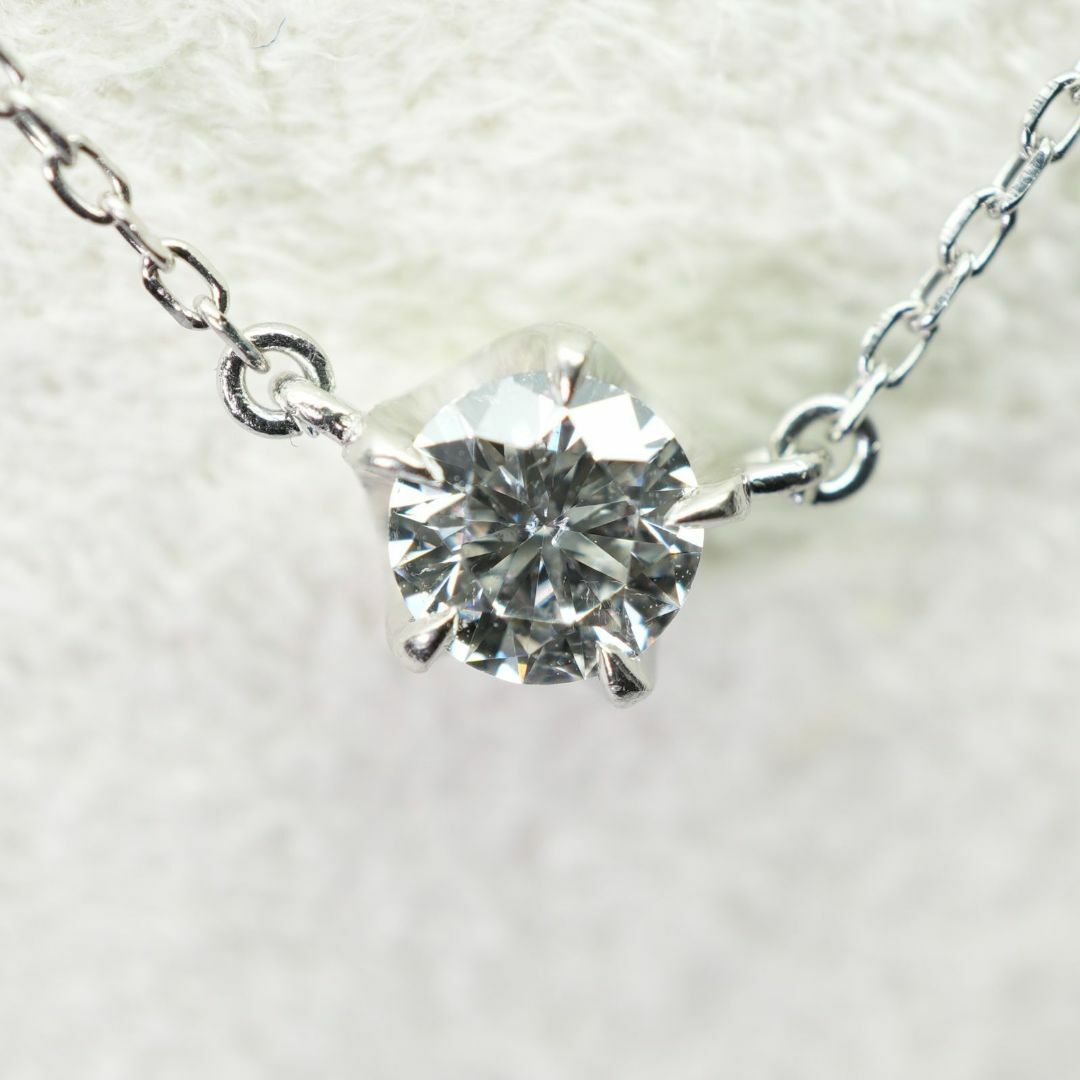 4℃ - 4℃ 一粒 ダイヤ ネックレス 0.327ct プラチナ /24-3561Sの 4℃ - 4℃ 一粒 ダイヤ ネックレス 0.327ct プラチナ /24-3561Sの