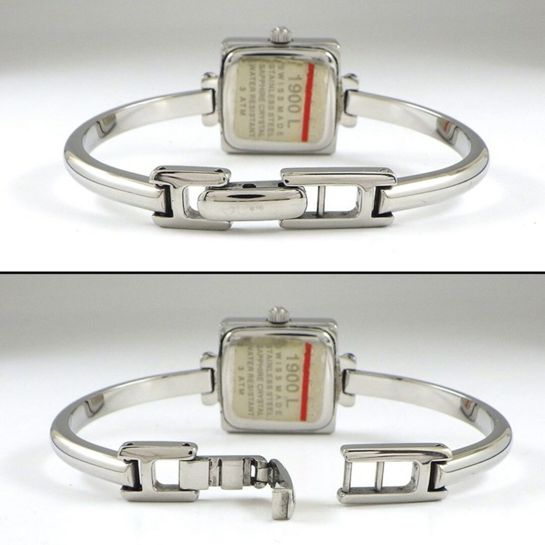 GUCCI - グッチ GUCCI 腕時計 バングルウォッチ 1900L スクエア GUCCI - グッチ GUCCI 腕時計 バングルウォッチ 1900L スクエア