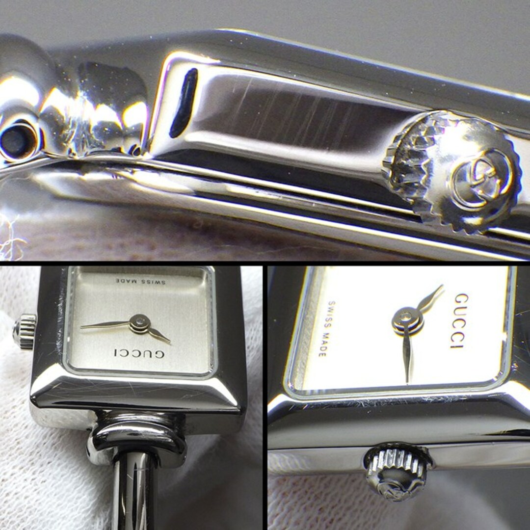 GUCCI - グッチ GUCCI 腕時計 バングルウォッチ 1900L スクエア GUCCI - グッチ GUCCI 腕時計 バングルウォッチ 1900L スクエア
