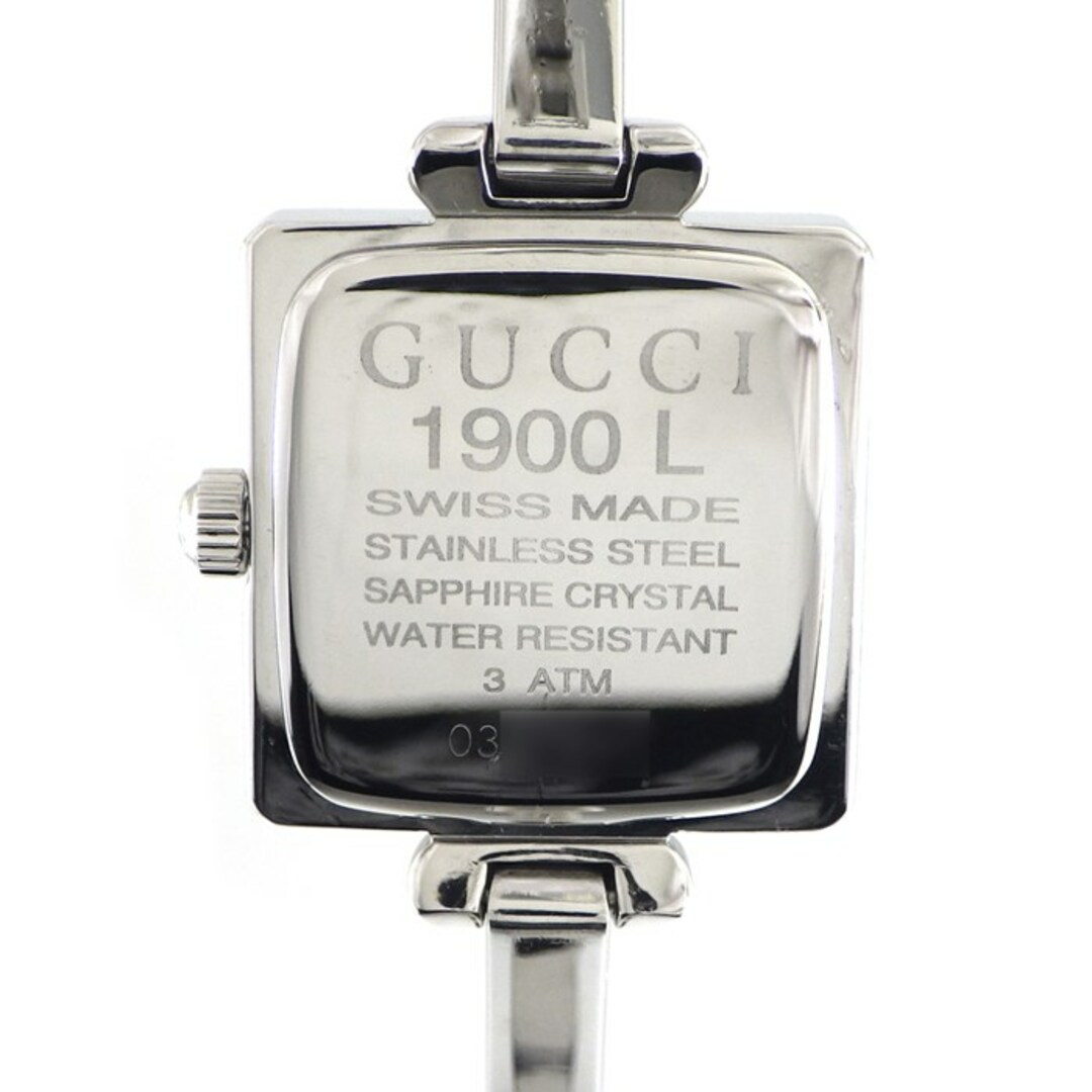 GUCCI - グッチ GUCCI 腕時計 バングルウォッチ 1900L スクエア GUCCI - グッチ GUCCI 腕時計 バングルウォッチ 1900L スクエア