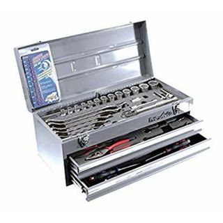 (未使用･未開封品)　Pro-Auto 1/2"DR.40PC.ツールキット シルバー TE-440S qdkdu57(その他)