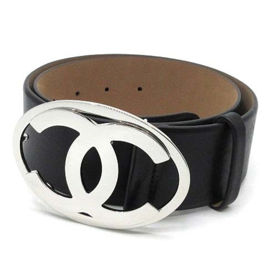 CHANEL - シャネル ココマーク バックル レザー ベルト 00V CHANEL - シャネル ココマーク バックル レザー ベルト 00V