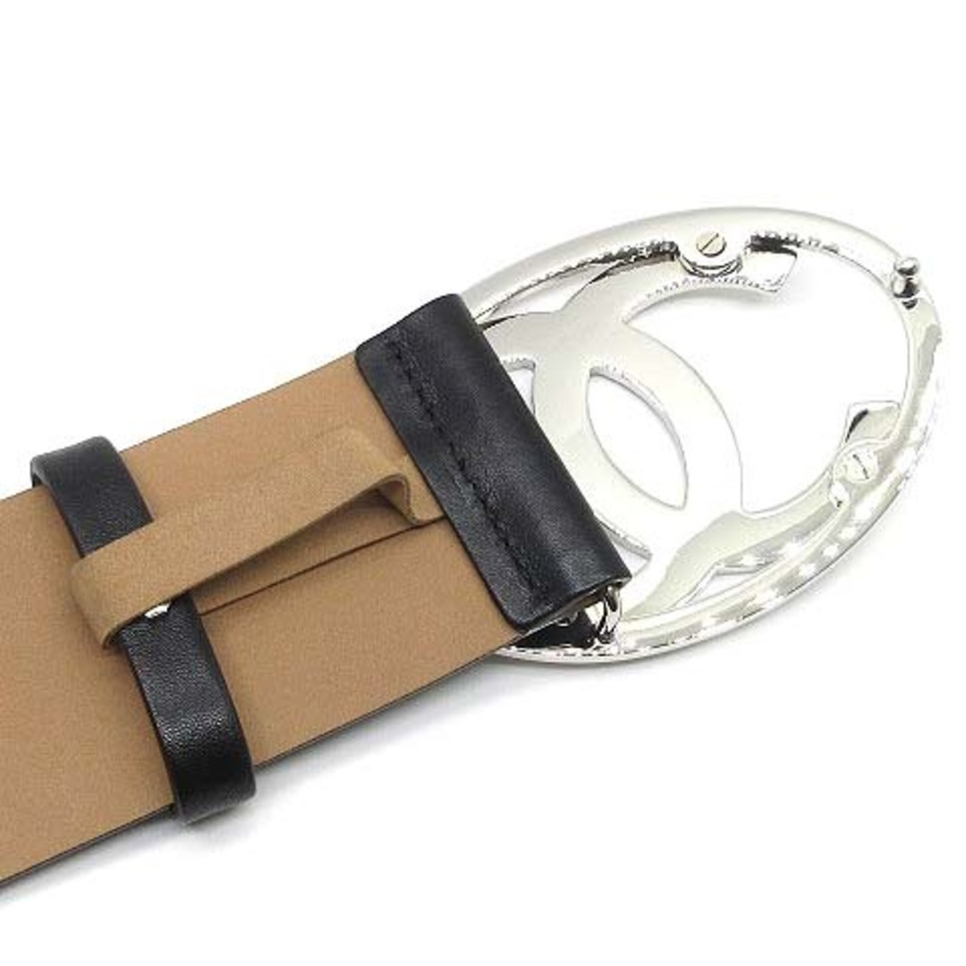CHANEL - シャネル ココマーク バックル レザー ベルト 00V CHANEL - シャネル ココマーク バックル レザー ベルト 00V