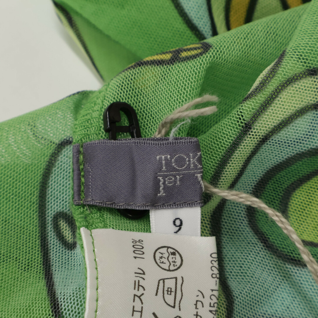 TOKUKO 1er VOL - トクコプルミエヴォル グリーン チュニック TOKUKO 1er VOL - トクコプルミエヴォル グリーン チュニック