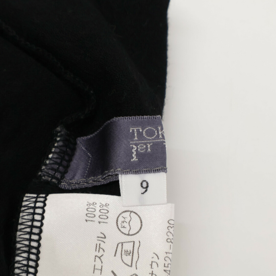 TOKUKO 1er VOL - トクコプルミエヴォル ブラック L/Sカットソー TOKUKO 1er VOL - トクコプルミエヴォル ブラック L/Sカットソー