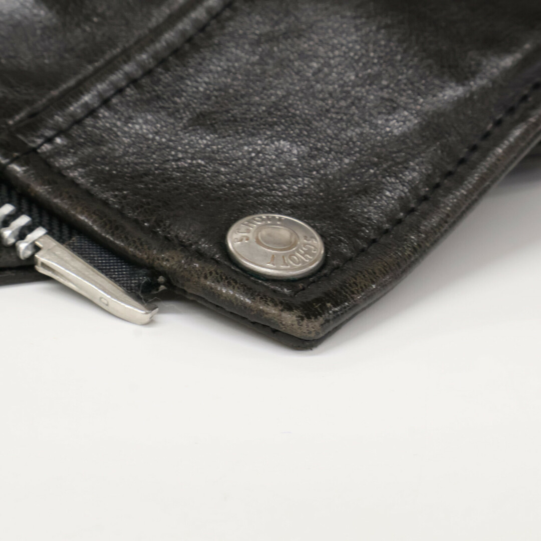schott - ショット 3101048 ブラック DOUBLE BREST RIDERS シープスキン schott - ショット 3101048 ブラック DOUBLE BREST RIDERS シープスキン