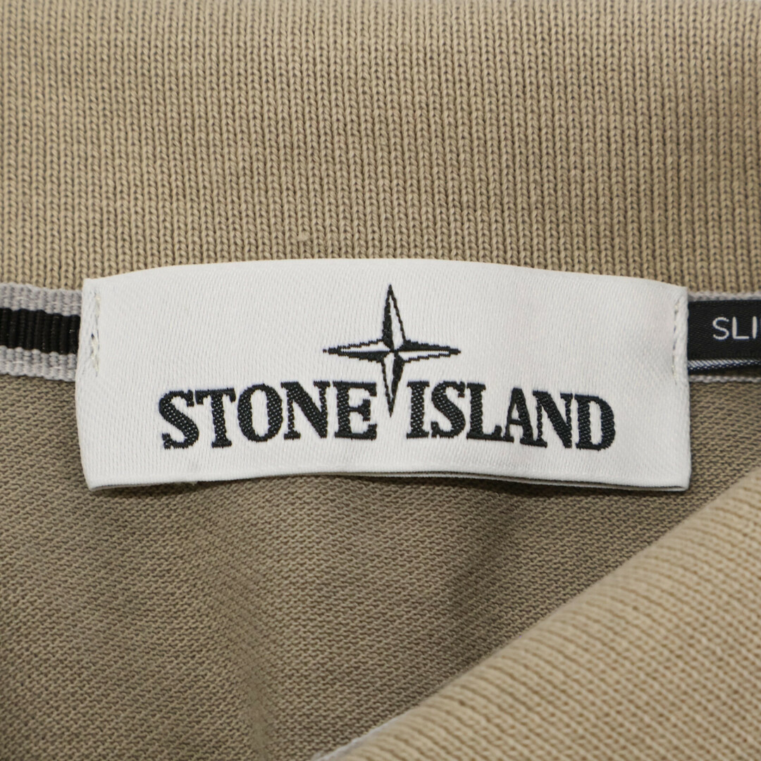 STONE ISLAND - ストーンアイランド 661522S67 ブラウン スクエア刺繍 STONE ISLAND - ストーンアイランド 661522S67 ブラウン スクエア刺繍