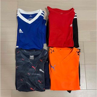 adidas - サッカー練習着 まとめ売り セットアップ 140の通販 by adidas - サッカー練習着 まとめ売り セットアップ 140の通販 by