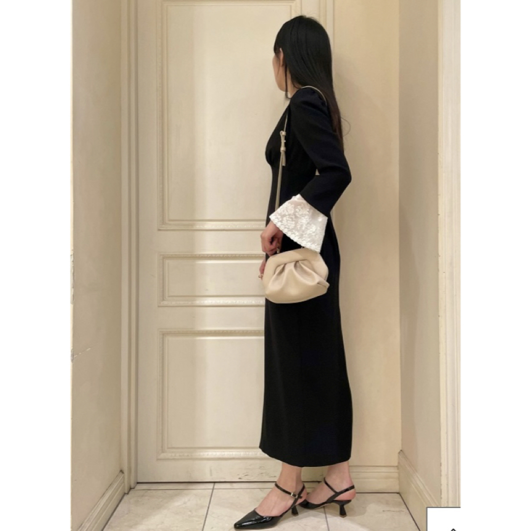 mame - Mame Kurogouchi 2024SS レースカフスドレスの通販 by mame - Mame Kurogouchi 2024SS レースカフスドレスの通販 by
