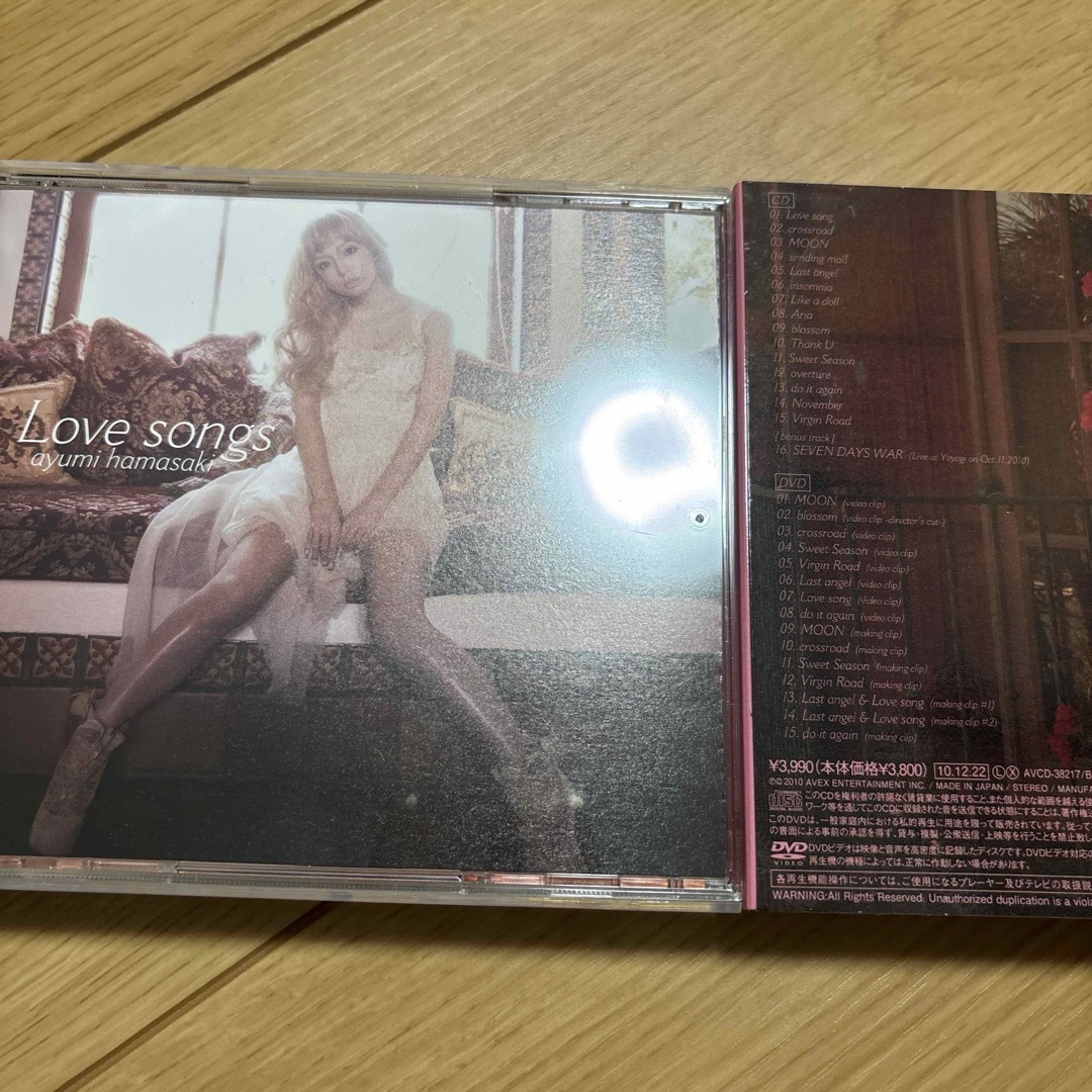 avex - 浜崎あゆみ『Love songs』の通販 by 大幅値下げしました avex - 浜崎あゆみ『Love songs』の通販 by 大幅値下げしました