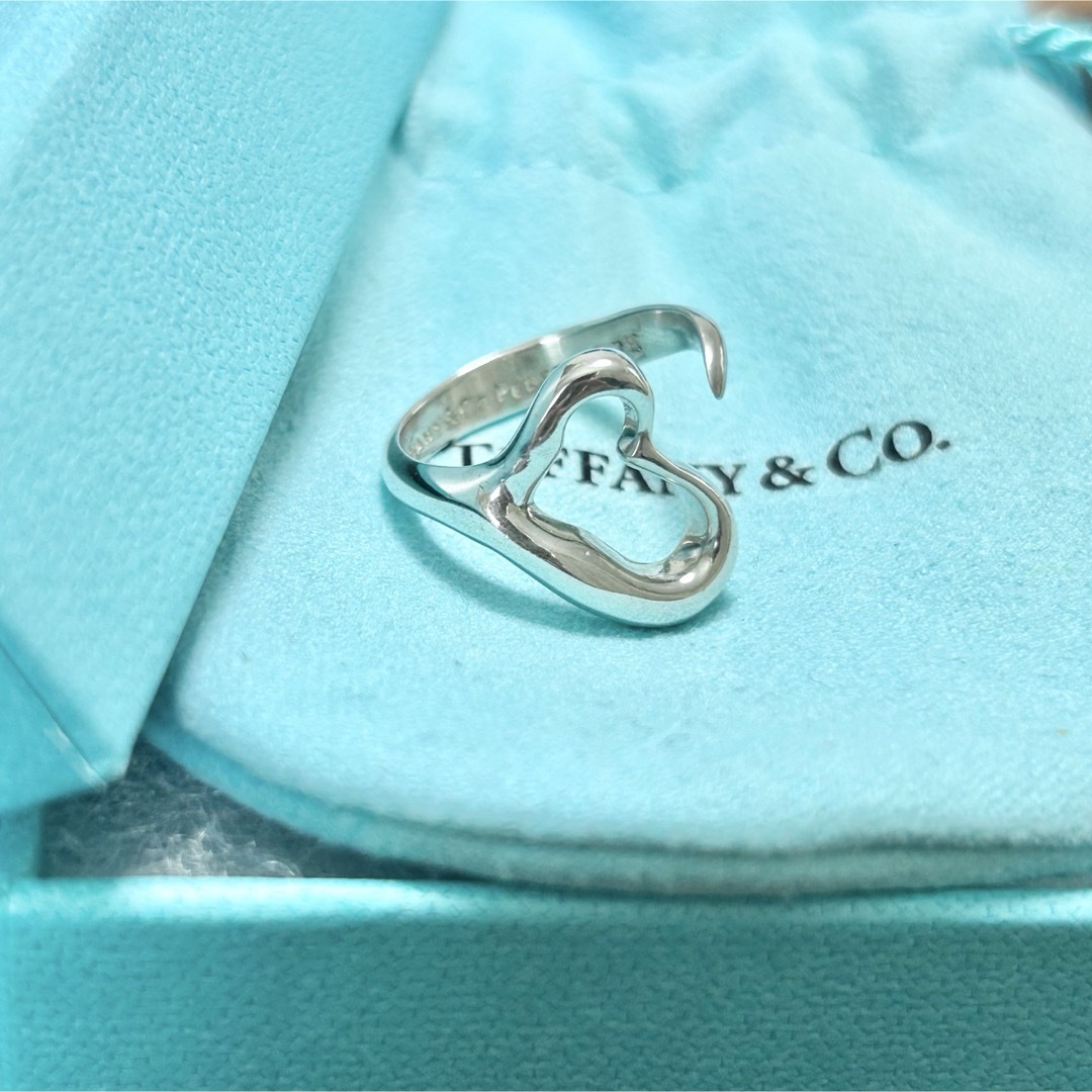 Tiffany & Co. - ティファニー オープンハート リング 指輪 12号 Tiffany & Co. - ティファニー オープンハート リング 指輪 12号