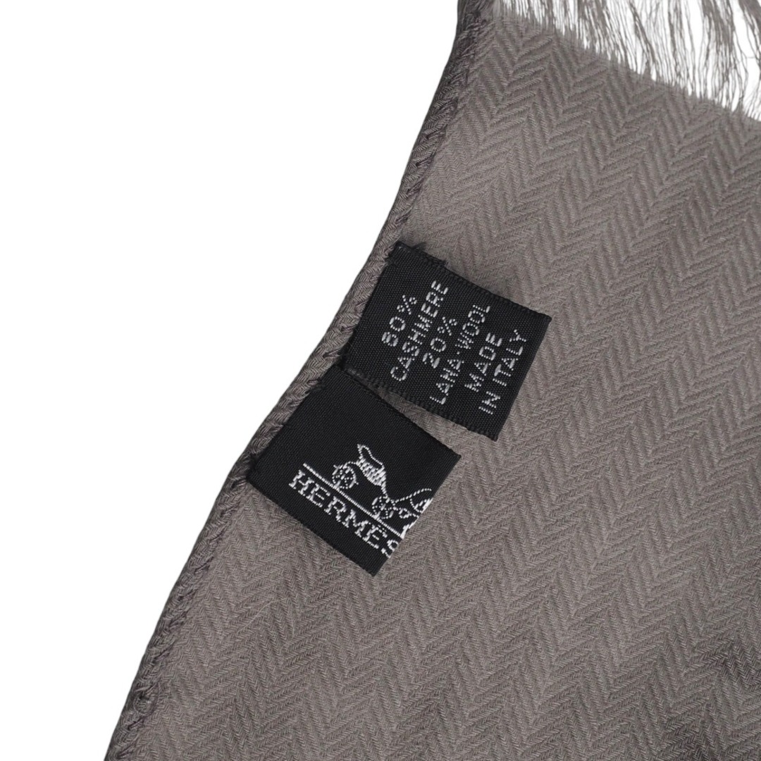 HERMES - HERMES エルメス ストール 大判 ショール Hロゴ HERMES - HERMES エルメス ストール 大判 ショール Hロゴ