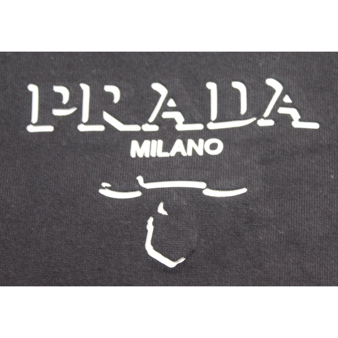 PRADA - PRADA 2023SS ボックス型 ロゴ Tシャツ XS ブラックの PRADA - PRADA 2023SS ボックス型 ロゴ Tシャツ XS ブラックの