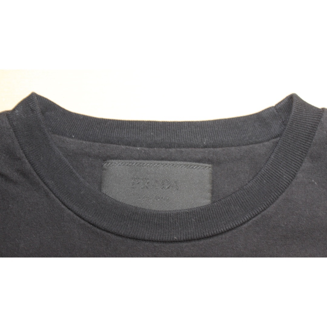 PRADA - PRADA 2023SS ボックス型 ロゴ Tシャツ XS ブラックの PRADA - PRADA 2023SS ボックス型 ロゴ Tシャツ XS ブラックの