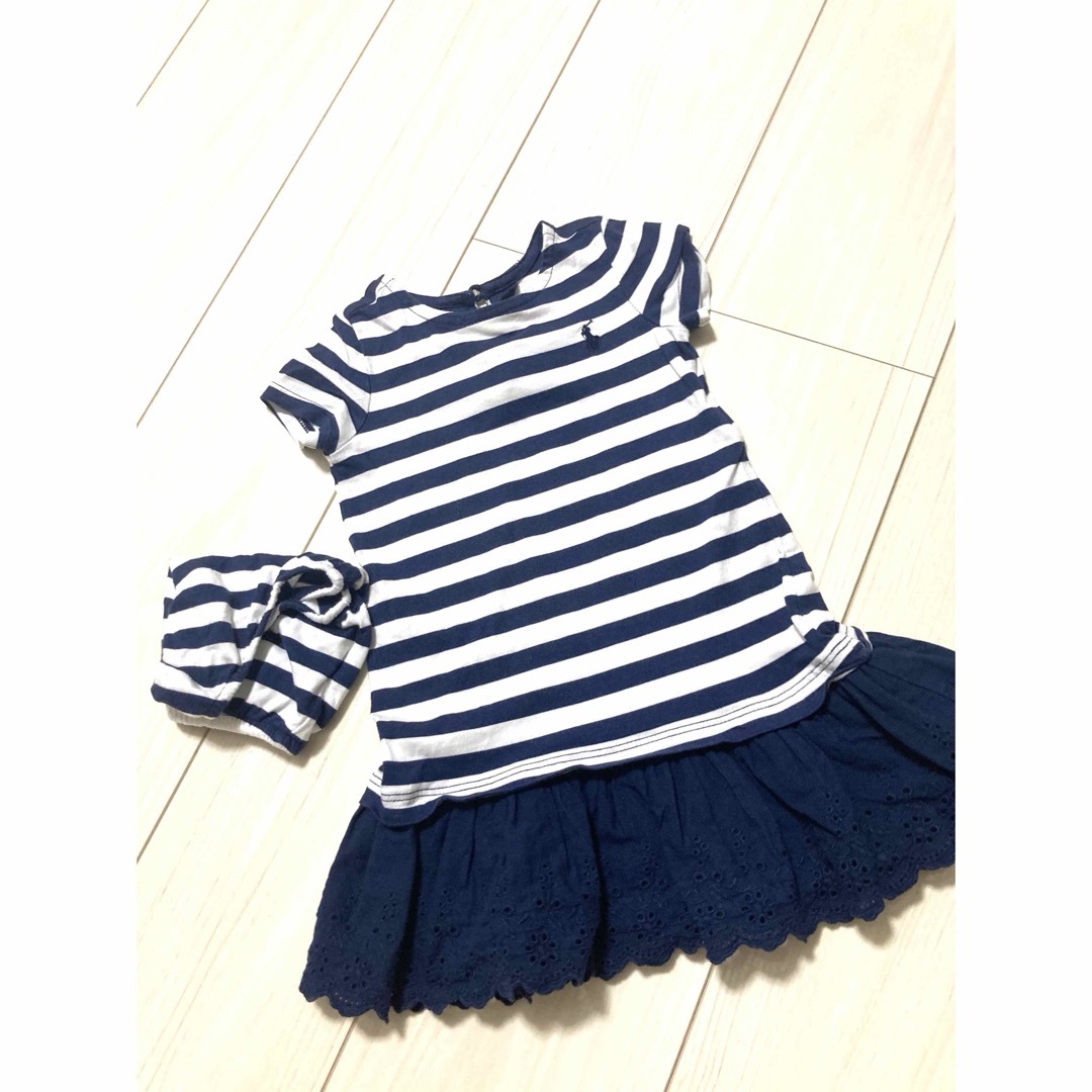 POLO RALPH LAUREN - ラルフローレン ボーダーワンピースセット POLO RALPH LAUREN - ラルフローレン ボーダーワンピースセット