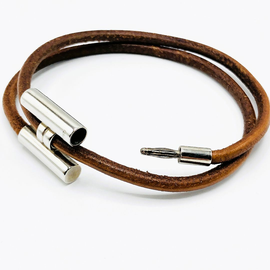 HERMES - HERMES エルメス トゥルニス ブレスレット シルバー HERMES - HERMES エルメス トゥルニス ブレスレット シルバー