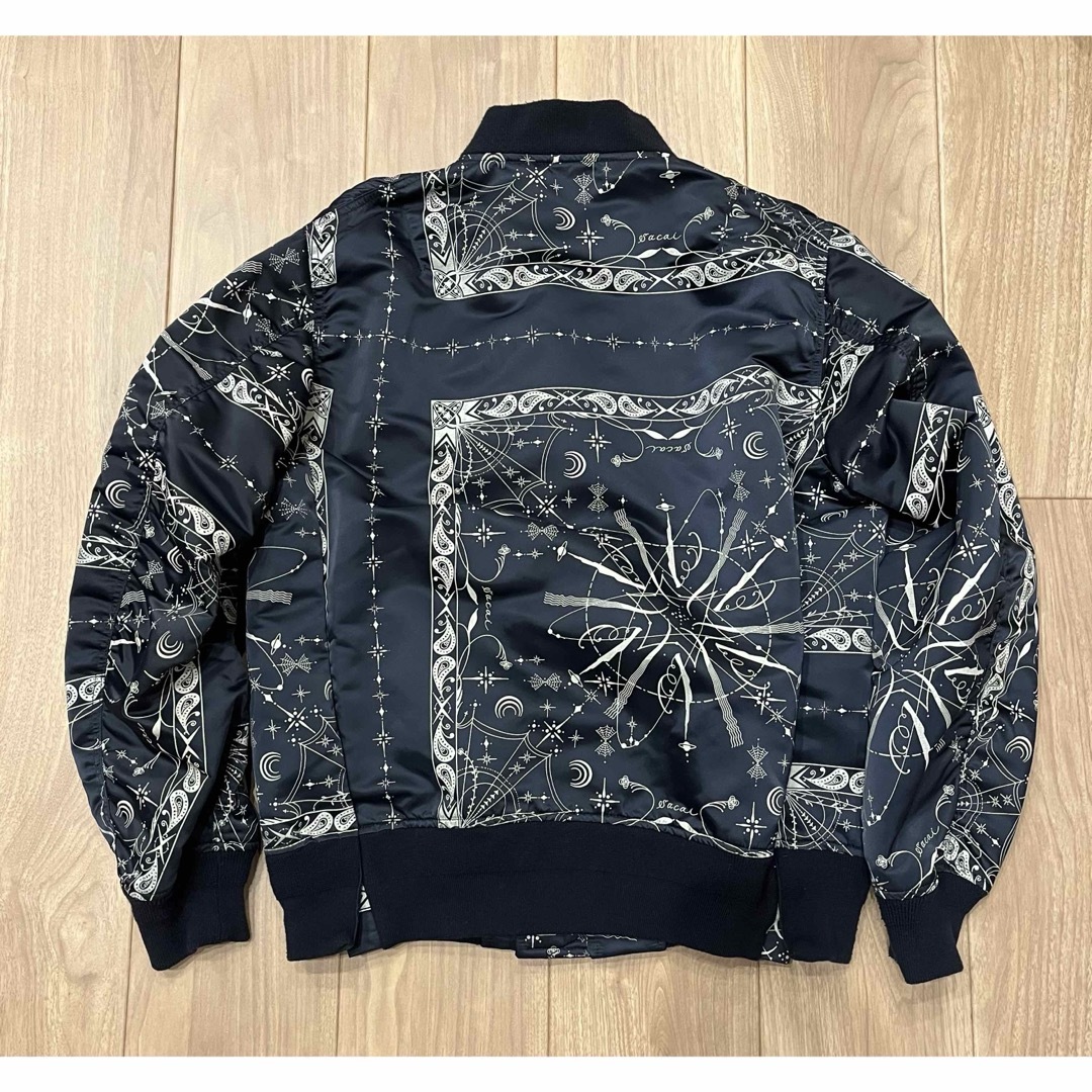 sacai - 定価12万円 sacai dr woo コラボ ma-1 ジャケット sacai - 定価12万円 sacai dr woo コラボ ma-1 ジャケット