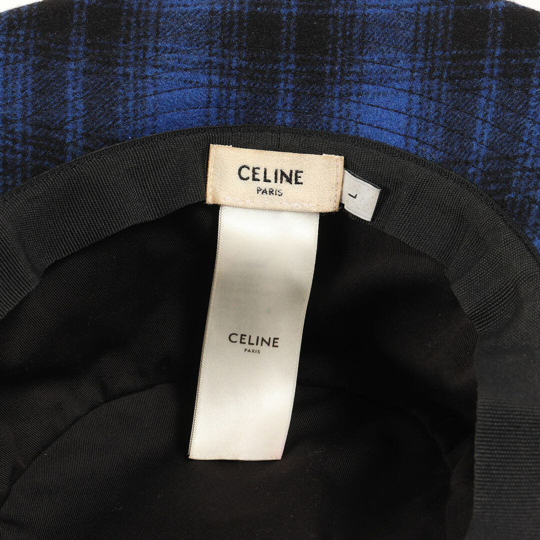 CELINE - CELINE セリーヌ ハット サイズ:L / ロゴ 刺繍 CELINE - CELINE セリーヌ ハット サイズ:L / ロゴ 刺繍