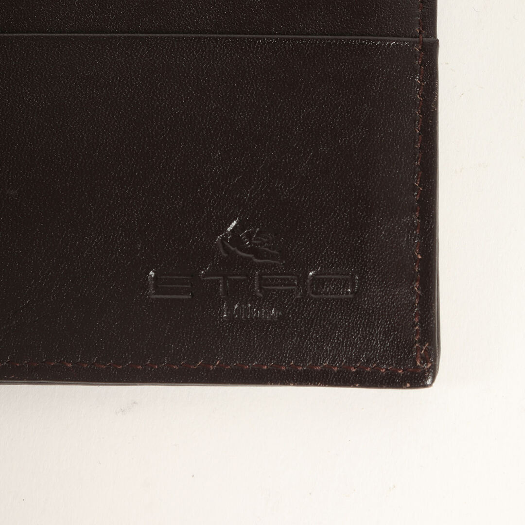 ETRO - ETRO エトロ 財布 / グラフィック 型押し レザー 切替 二 ETRO - ETRO エトロ 財布 / グラフィック 型押し レザー 切替 二
